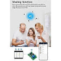 Miniatyrbillede 4 af 5: Smart WiFi Relæ Switch Modul Kit, Inching Selvlåsende Interlocking Modul 1-vejs AC85-250V med Hus Fjernbetjening