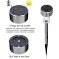 Miniatyrbillede 3 af 4: Amazon Cross-Border Solar Rustfrit Stål Lille Rør Lys Husholdnings Vandtæt Udendørs Led Gårdhave Landskabslys Plænelampe