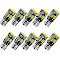 Miniatyrbild 1 av 2: T10 194 Glödlampor. 168 Led. 12v Ljus 6500k 11smd 5630 Chipset 2825 W5w Led Invändiga Glödlampor