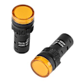 Miniatyrbillede 4 af 5: 20 stk. 12V LED Indikator Signal Advarsel Alarm Nødlys Lampe Gul