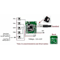 Miniatyrbillede 2 af 5: Qcc3008 Aptxll Tabsfri Musik Hifi Bluetooth 5.0 Modtagermodul Tws Audio Bil Bluetooth Modtagermodul Bo