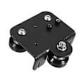 Miniatyrbilde 3 av 5: 3D-skriverdeler Ekstruder Bakplate med Hjul Ekstruderende Bakplate for Ender 3 CR-10 CR-10S S4