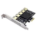 Pikkukuva 4 / 4: Lisäkortti PCI-Express Riser -kortti PCI-E 1X - 5 ulkoista 16X USB3.0 PCI-e -sovitinta