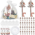 Miniatyrbillede 3 af 5: 30 STK Nøgle Flaskeåbner Papirkort Bryllup Dekoration Polterabend Gaver Bryllupssouvenir Favoriserer til Gæster, B
