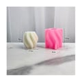 Miniatyrbillede 2 af 5: DIY Bølge Søjleforme Twirl Twist Kolonne Duftende Silikoneform Harpiksform