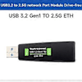 Miniatyrbillede 3 af 5: USB3.2 til 2.5G Port Konverter Modul Højhastigheds Internetadgang Driverfri Plug Play Multi-System Kompatibelt Modul