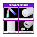 Miniatyrbilde 2 av 5: 30 Pakke LED Glow Sticks Bulk Fargerike Glow Foam Sticks For Jul Bursdag Bryllup Festutstyr