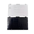 Miniatyrbild 2 av 5: Ersättningsbatterilucka i plast för WIIU Vit/Svart-