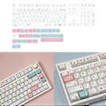 Miniatyrbild 2 av 5: Minimalistiska Vita Tangenter XDA Profil Tangentset för Mekaniska Speltangentbord DIY Personliga Endast Tangenter Japanska