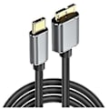 Miniatyrbilde 1 av 5: 5gbps Usb Type C Til Micro-b 3.0 Kabel 3a Micro-b Ledning, 0.5m