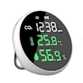 Miniatyrbillede 1 af 5: Bærbar kuldioxid detektor luftkvalitetstester CO2-måler termometer hygrometer detektor