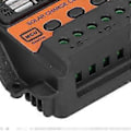 Miniatyrbild 4 av 4: Solar Laddningsregulator LCD-Display Dubbel USB DC 12V24V Urladdningskontroll Regulator 20A