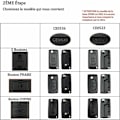 Miniatyrbillede 2 af 5: 2 knapper nøgleskal kompatibel med CE0523 folde-flip nøgle til Peugeot 207 307 308 407 408 3008 5008 Citroen C2 C3 C4 C5 C6 C8 (2 knapper, CE0523)