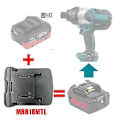 Miniatyrbild 2 av 5: Mbb18mtl Adapter Använd Metabo 18v Li- Bl1830 Bl1815
