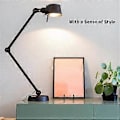 Miniatyrbillede 5 af 5: 15 cm 5-pak Sort Metal Display Standere Tallerkenholder Display Standere til Billeder, Dekorative Tallerkener, Bøger