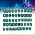 Miniatyrbild 3 av 5: 50 st Joystick Potentiometrar Sensor Kit 10Kohn för XBOXONE Kontroller 3D Tumspak Axis Motstånd Reparationsdel