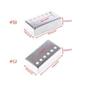 Miniatyrbild 2 av 5: för LP Pickup Cover Humbucker 6 Hål Silver 50 52 Koppar Gitarr Pickup Skydd