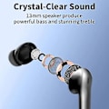 Miniatyrbild 2 av 5: Bluetooth Hörlurar True Wireless Earbuds 60h Speltid LED Display Hörlurar In-ear Earbuds Med Mikrofon För TV
