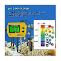 Miniatyrbilde 2 av 4: pH-måler med bakgrunnsbelysning Online Ph-991 Akvarium pH-tester Temp Monitor Holdbar Acidimeter Verktøy For T