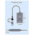 Miniatyrbild 3 av 5: 2 i 1 Express Typ B SD-kortläsare Express-kortläsare Typ B Adapter USB 3.2 10Gbps Portabel Express-läsare