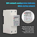 Miniatyrbild 3 av 4: WiFi Smart Strömmätare Brytare för Tuya Energi Strömbrytare Multifunktionsskydd med Mätning AC85300V 63A
