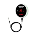 Miniatyrbild 1 av 5: Tuya Smart Home Wifi Temperatursensor Tråd Digital Smartlife Termometer Rum Vatten Pool Termostat