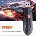 Miniatyrbillede 2 af 5: Mini Højhastigheds USB Flash Drev 2.0 128G Sort Nøglering Pen Drev 128G Lagerhukommelseskort
