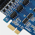 Miniatyrbillede 3 af 5: Pci-e til Rs232 Rs485 Pci serielle porte kort 9pin konverter Pcie adapter Pcie