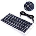 Pikkukuva 4 / 5: Aurinkopaneeli 10W 12V Ulkokäyttöön DIY Aurinkokennolaturi Monikiteiset Paneelit USB Ulkokäyttöön Kannettava Aurinko Ulkovalaisimelle Pumpulle