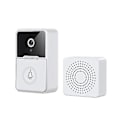 Miniatyrbillede 1 af 5: X3 Pro Dørklokke Visuel Fjernbetjening Dørklokke Wifi Trådløs Lyd Hul Fri Tovejs Intercom Kamera