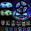 Miniatyrbild 2 av 4: Led-remsa 5m ljusremsa belysning, ljusstång Rgb Smd ljusslingor, led-lampor för fest, sovrum, hem, TV, köksdekoration