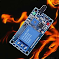 Miniatyrbild 4 av 4: Infraröd Branddetekteringssensor Modul Flamlarm Relämodul 12VDC 760~1100nm