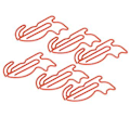 Miniatyrbillede 5 af 5: 100 stk. orange dyreformede papirclips - Sjove bogmærker og dokumentorganiseringsclips