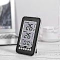 Miniatyrbild 2 av 5: Trådlös inomhustermometer, LCD / Digital Inomhus/utomhus Termometer Tidsklocka Temperaturmätning Med Sändare Hy