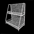 Miniatyrbillede 3 af 5: Hjem Dobbeltlags Reol Metal Køkken Soveværelse Skrivebord Organizer Krydderiglas Studenterkollegium Opbevaring