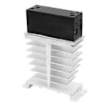 Miniatyrbilde 4 av 4: BERM DC til DC Solid State Relé med Kjøleribbe Inngang 3-32VDC Utgang 5-220VDC Sikker SSR Modul 120A