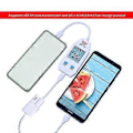 Miniatyrbilde 2 av 4: USB Strømmåler LCD USB Tester Detektor Voltmeter Amperemeter Digital Strømkapasitetstester (UT658C)