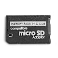 Miniatyrbillede 1 af 5: Adapter, -sd/-sdhc Tf til Memory Stick Ms Pro Duo til Psp Adapter