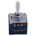 Pikkukuva 3 / 5: 1kpl Rh2702 Ance Step Dual- Potentiometri 6 nastaa Alps Rk27 Fl Axis 25mm (a50kx2)