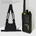Miniatyrbild 5 av 5: Radio Fickradio Bröstsele Bröst Front Pack Ficka Hölster Väst Bärväska För 2-Vägsradio Wa