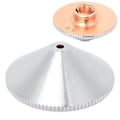 Miniatyrbild 5 av 5: 1 st Lasermunstycke Mässing Dubbellager 2.0MM för Fiberlaserskärning & Graveringsmaskin, Hög Precision 2.5/3.0mm Kompatibel, Hållbar Prestanda
