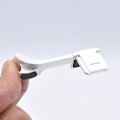 Miniatyrbild 5 av 5: Metall Tummen Upp Blixtskofäste Handgrepp Blixtsko Adapter För Q2 Kamera Blixtskofäste Silver