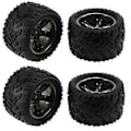 Pikkukuva 2 / 5: 4 kpl Renkaat Pyörä XINLEHONG 9125 9116 X9115 X9116 GPTOYS S911 S912 1/12 RC Auto Varaosat Päivitystarvikkeet
