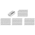 Miniatyrbild 2 av 5: 200 st 1/16 tums kabelhylsa set aluminiumlegering pressningsögla för vajer
