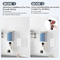 Miniatyrbillede 3 af 5: Mundskyl Dispenser til Badeværelse, 700ML Smart Mundskyl Dispensere, Vægmonteret Automatisk Mundskyl Dispenser