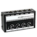 Miniatyrbillede 4 af 5: Mh400 4-kanals Mixer Blandepult Lav Støj Linje Mono Audio Mixer Til Mikrofoner, Gui
