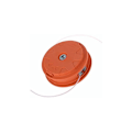 Pikkukuva 1 / 5: Strimmer Head Universal M10 Alumiini Nylon Ruoholeikkuri Harja Nurmikon Pihan Leikkuri 2 Linjaa Trimmeri Ruoho Rikkakasvit (Oranssi)