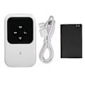 Pikkukuva 1 / 5: H80 Mobiili WiFi Hotspot Monitoiminen Korttipaikkaan Liitettävä Ohut Kannettava 4G WiFi-reititin LED-näytöllä Ulkoiluun ja Automatkoille