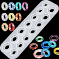 Miniatyrbilde 1 av 4: Premium Resin Ringform, Silikonformer for Epoksy Resin, Resinformer