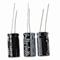 Miniatyrbillede 1 af 4: 3 X 2200uf 16v 105c Elektrolytisk Kondensator 10x20mm